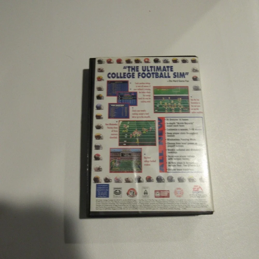 Bill Walsh College Football 95 (Sega‎ Genesis, 1994) Tested